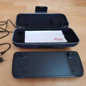 Valve Steam Deck OLED 1TB – Black -Case & Charger Included